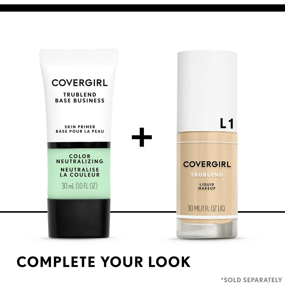 COVERGIRL Base Business Face Primer duración prolongada para maquillaje de día.