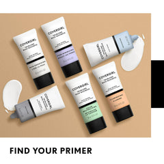COVERGIRL Base Business Face Primer sin olor, ideal para piel sensible.