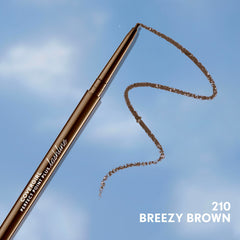 CoverGirl Breezy Brown lashline pencil in use for precise definition