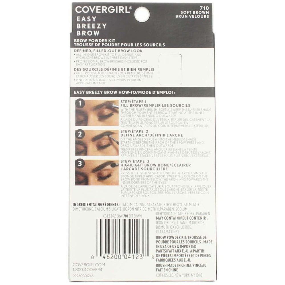 COVERGIRL brocha de doble punta profesional para aplicación precisa.