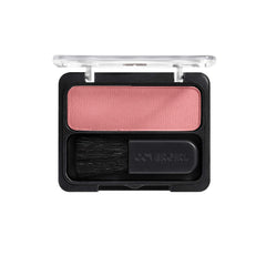 Applying CoverGirl Cheekers Blush for a lightweight, fresh look.
