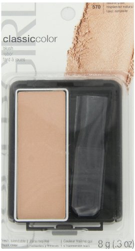 COVERGIRL blush pan fits a sleek makeup bag for daily use.