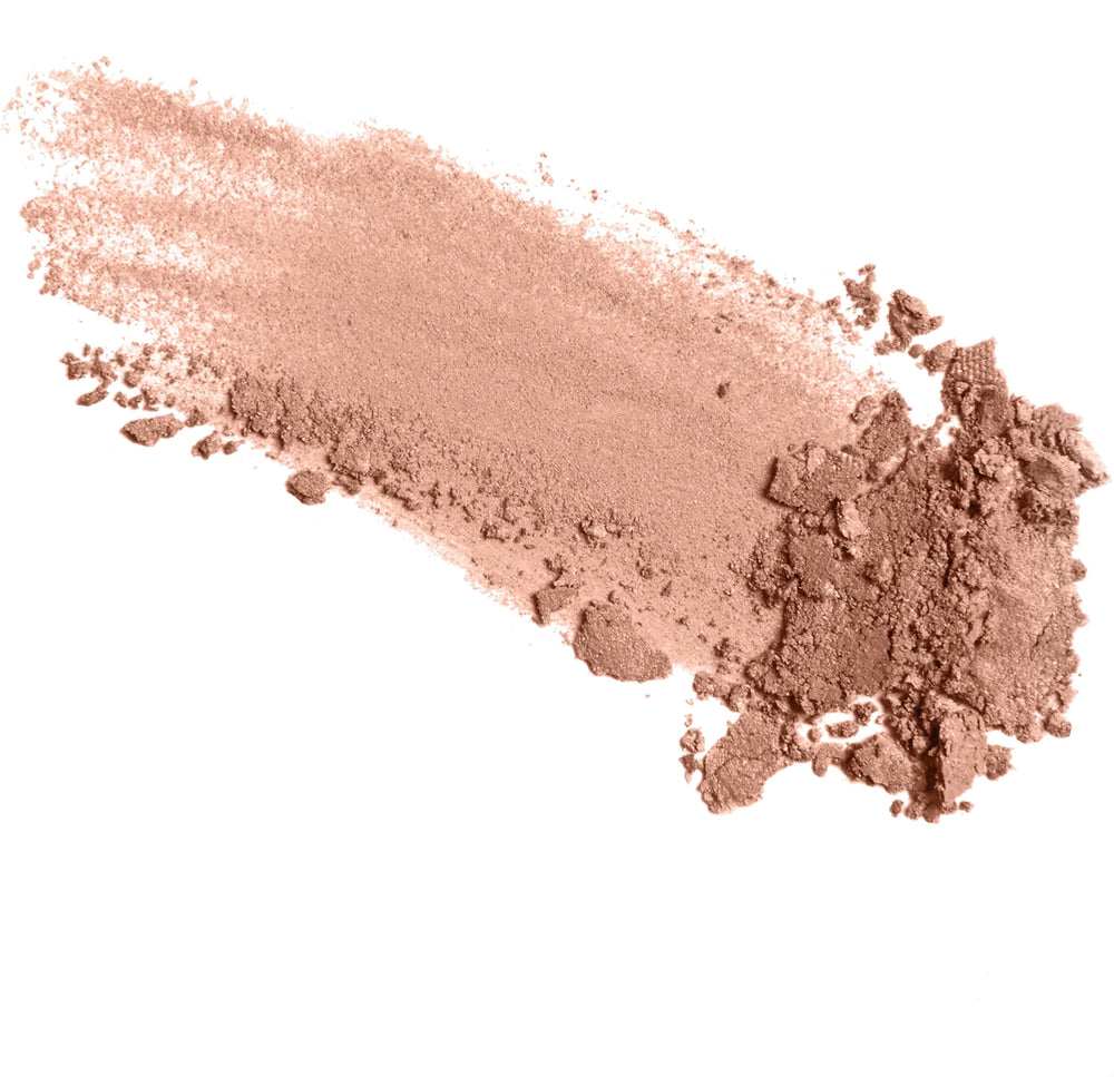 COVERGIRL Soft Mink blush on cheekbones for defined shape and healthy-looking flush.