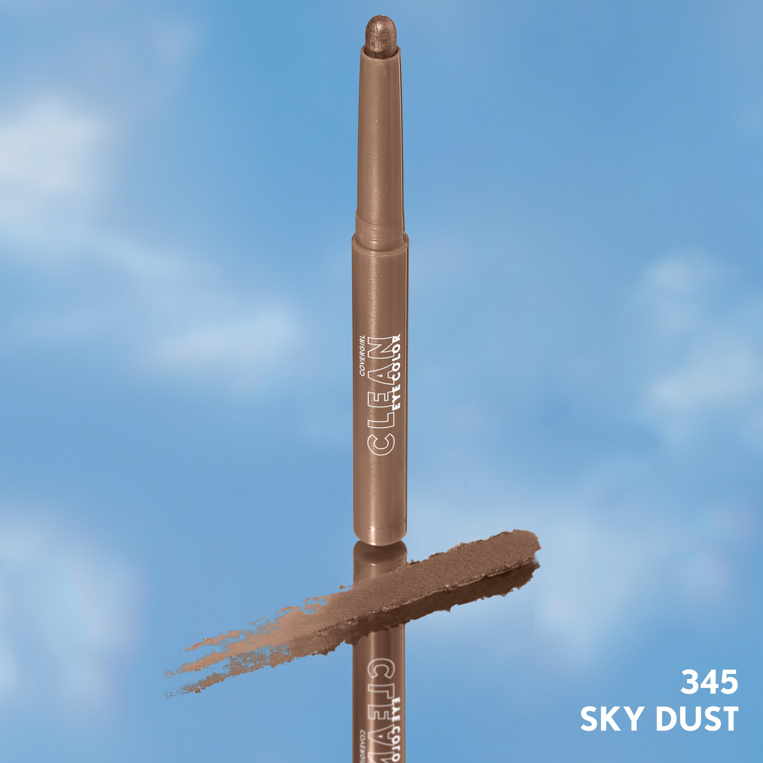 COVERGIRL Clean Eye Color Sky Dust ideal para crear looks rápidos y elegantes.