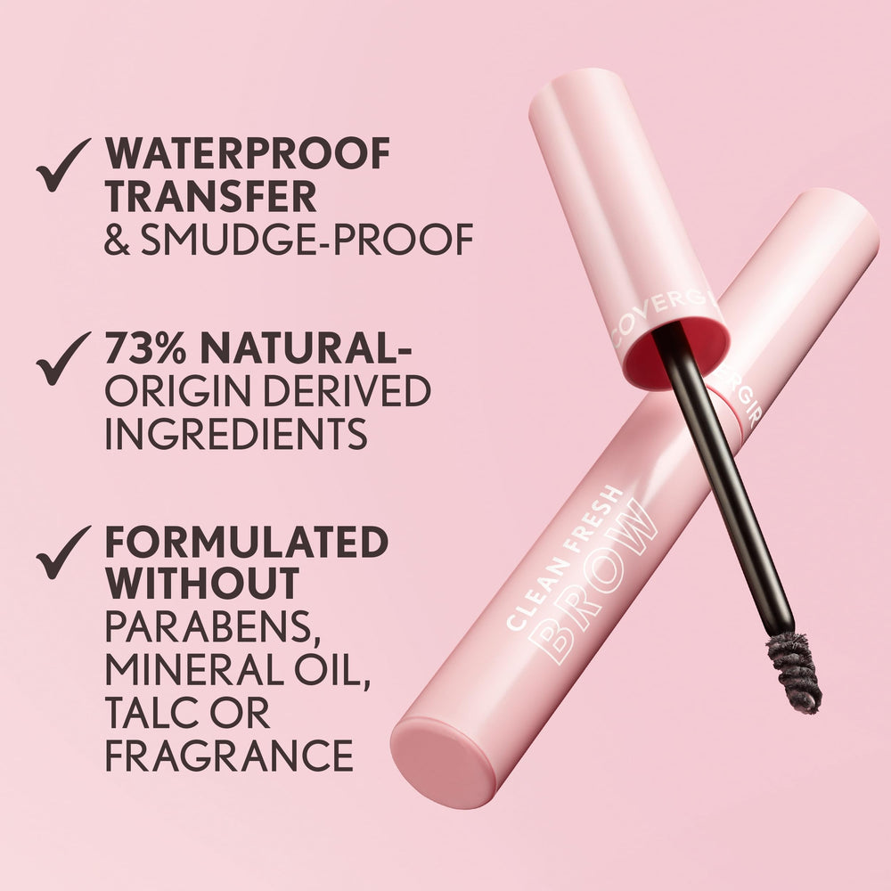 CoverGirl Clean Fresh Brow fijación ligera que mantiene la forma de las cejas.