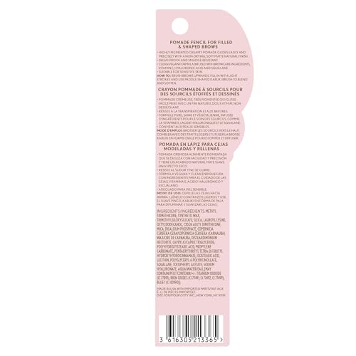 Covergirl Clean Fresh Brow Filler Pomade en tono marrón suave 400 para cejas naturales.