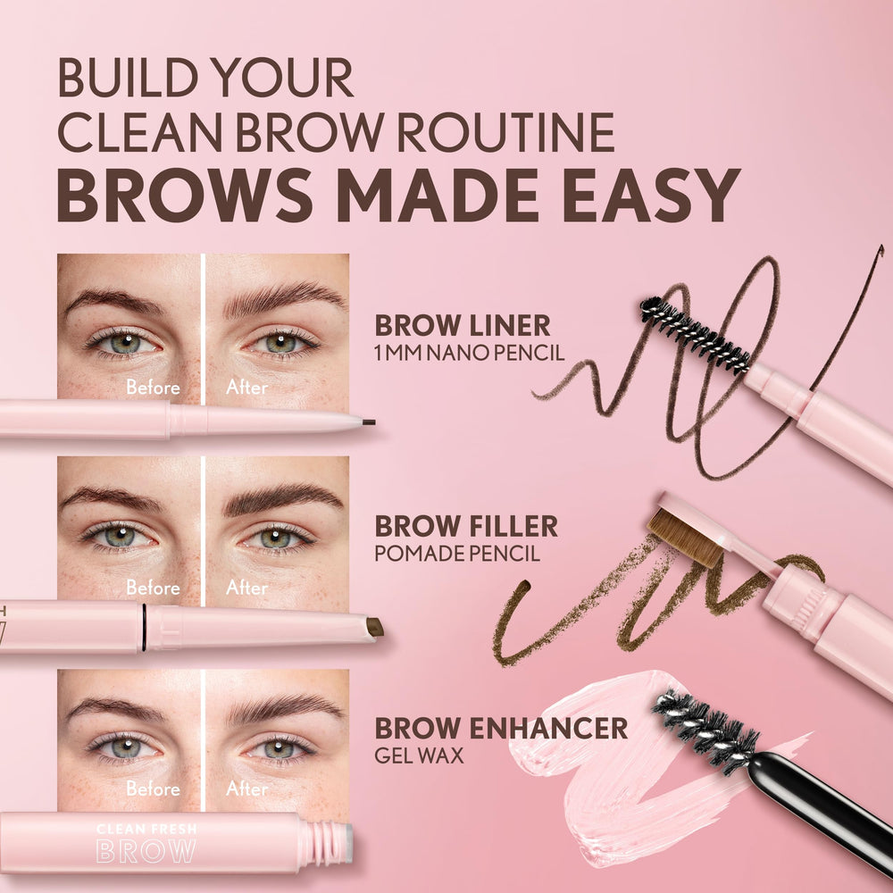 CoverGirl Clean Fresh Brow Gel probado dermatológicamente para cejas