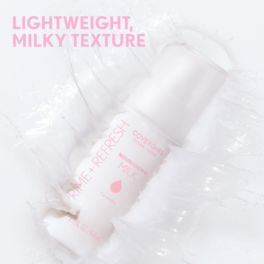 COVERGIRL Clean Fresh, ceramidas y glicerina fortalecen la barrera cutánea.