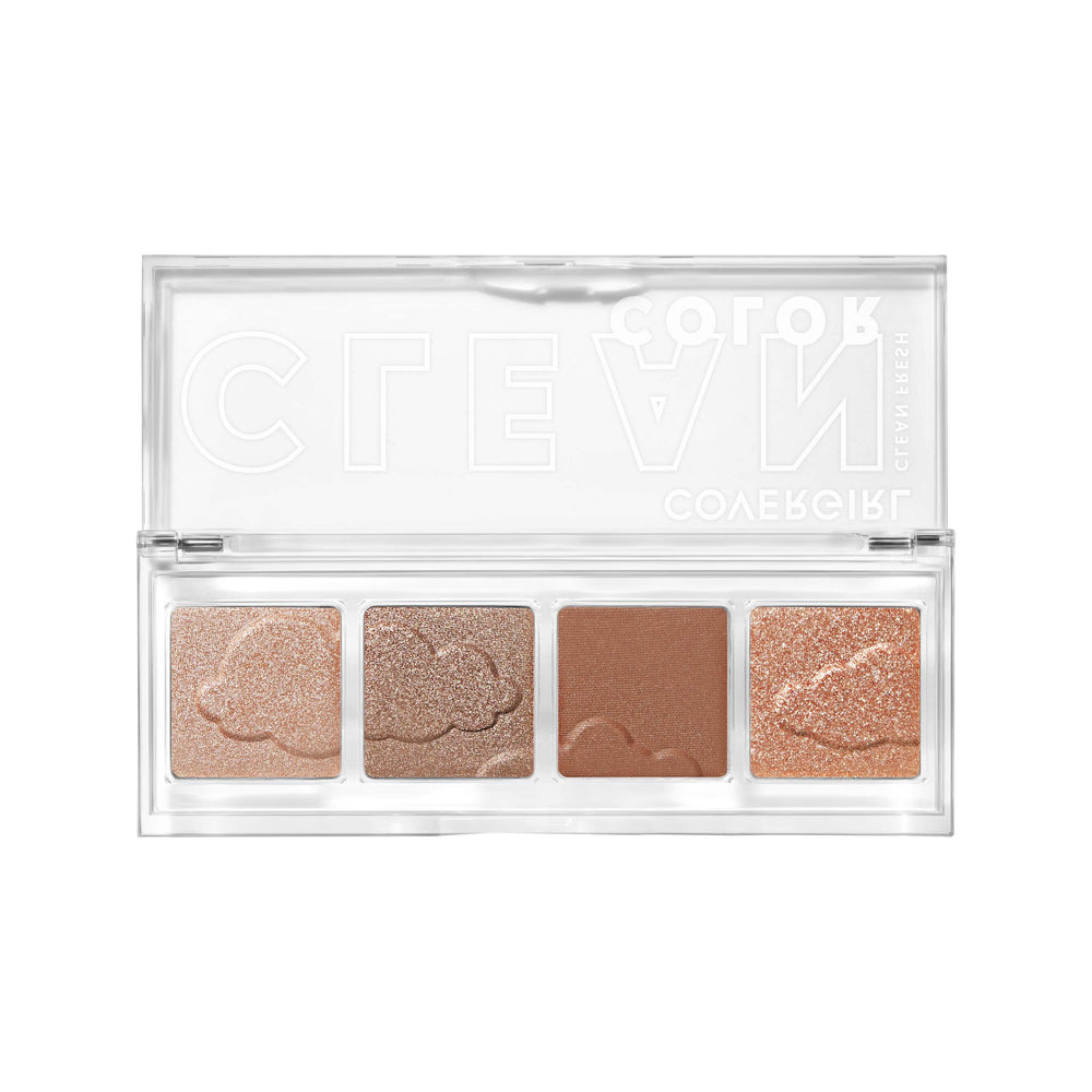 CoverGirl eyeshadow swatches show high-pigment, long-lasting color for vibrant daytime looks.