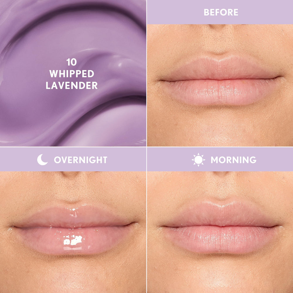 COVERGIRL Clean Fresh Jammy Lip Sleeping Mask, textura cremosa que nutre durante la noche.