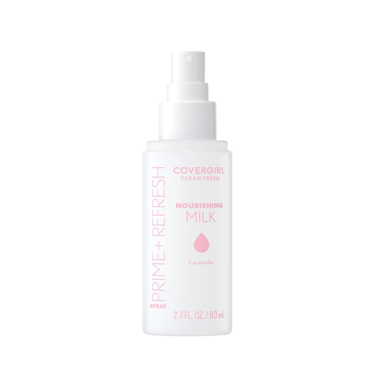 COVERGIRL Clean Fresh, botella, primer e hidratación ligera para el rostro.