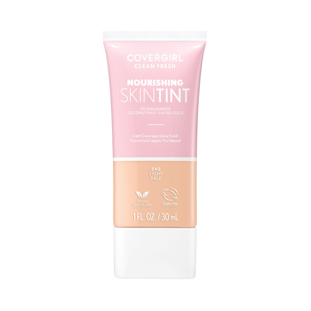 COVERGIRL Clean Fresh Skin Milk Foundation, botella de 1 oz para uso diario.