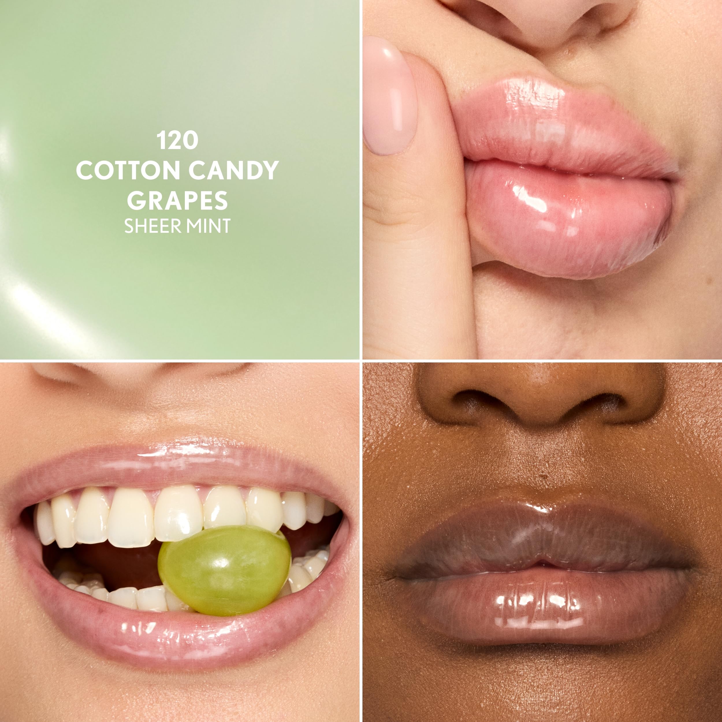 COVERGIRL Squishy Glaze ofrece brillo translúcido y sensación ligera en los labios.