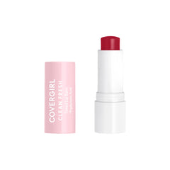 CoverGirl Clean Fresh Cherry-Ish You lip balm application for natural tint.