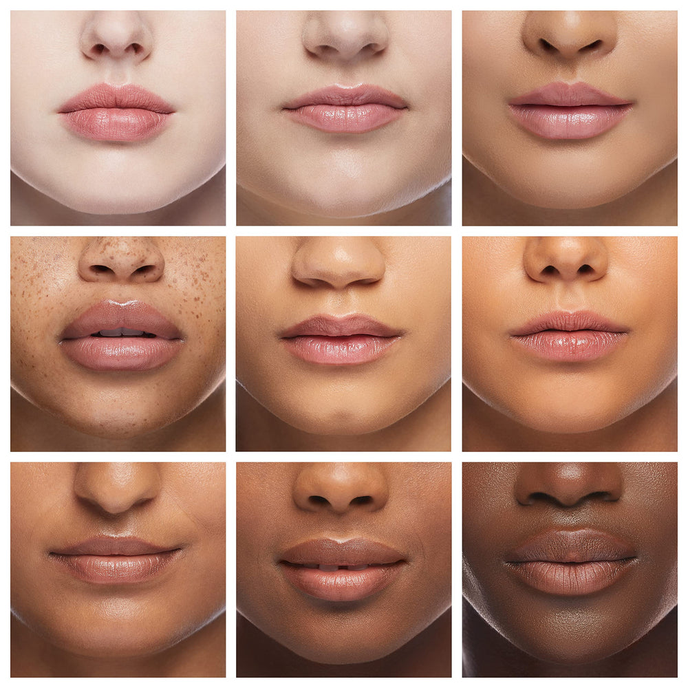 CoverGirl Clean Fresh Lip Balm Life is Pink on lips with natural shine