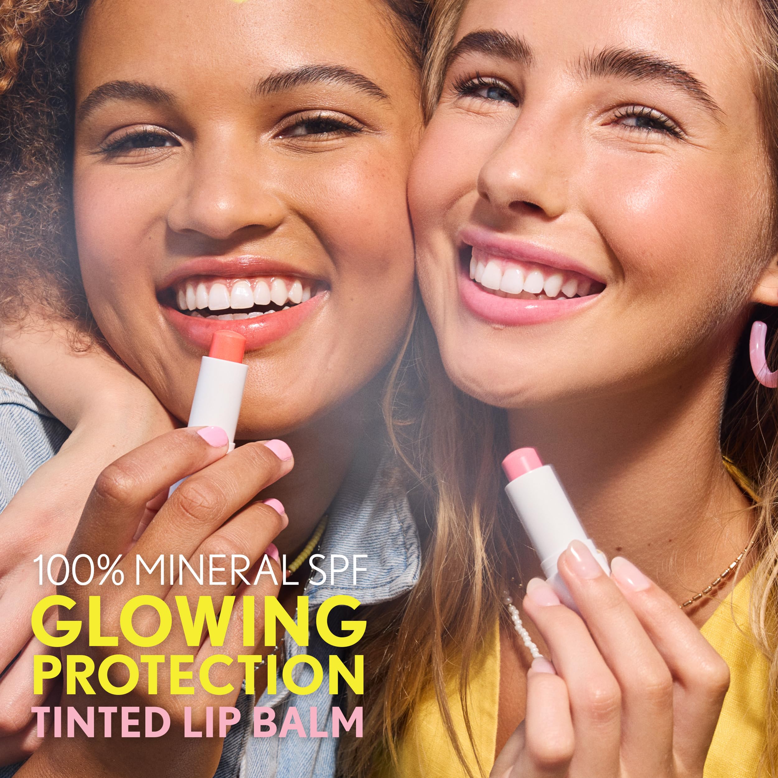 COVERGIRL Lip Balm hydration image highlights plant-based emollients for lips.