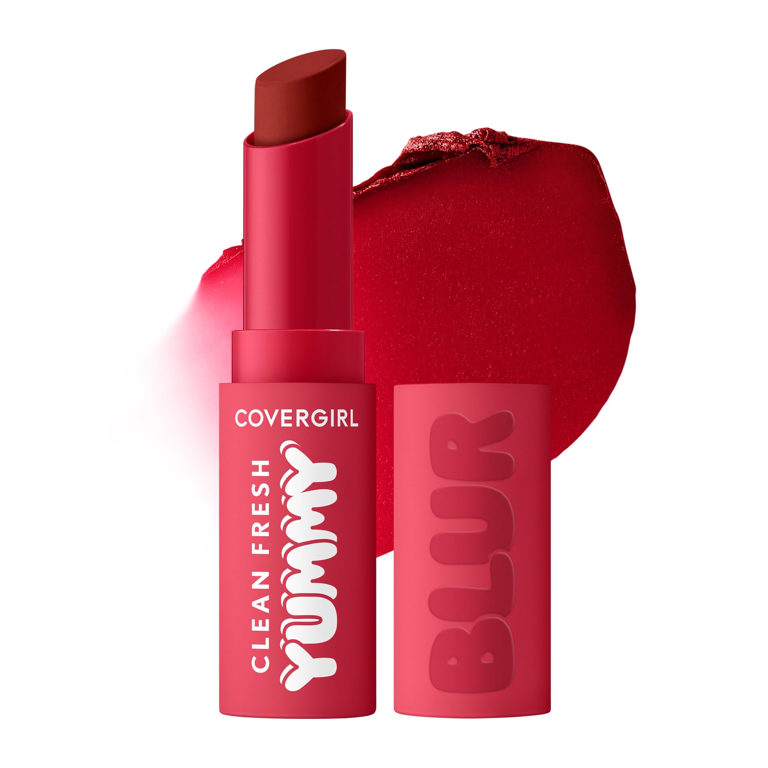 COVERGIRL Clean Fresh Yummy Blur Lipstick ofrece efecto difuminado suave en los labios.