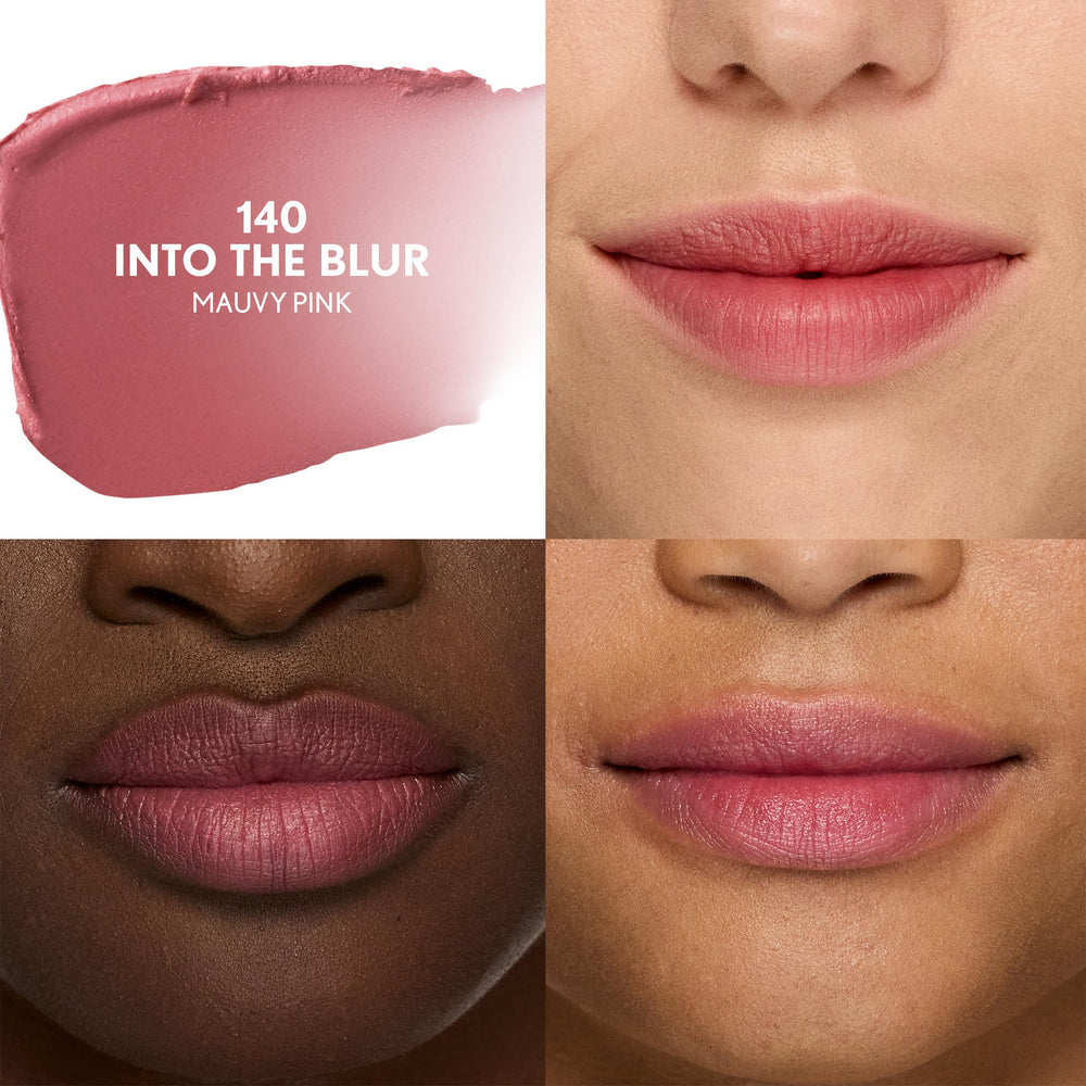 CoverGirl Yummy Blur swatches on arm displaying diffused lip look.