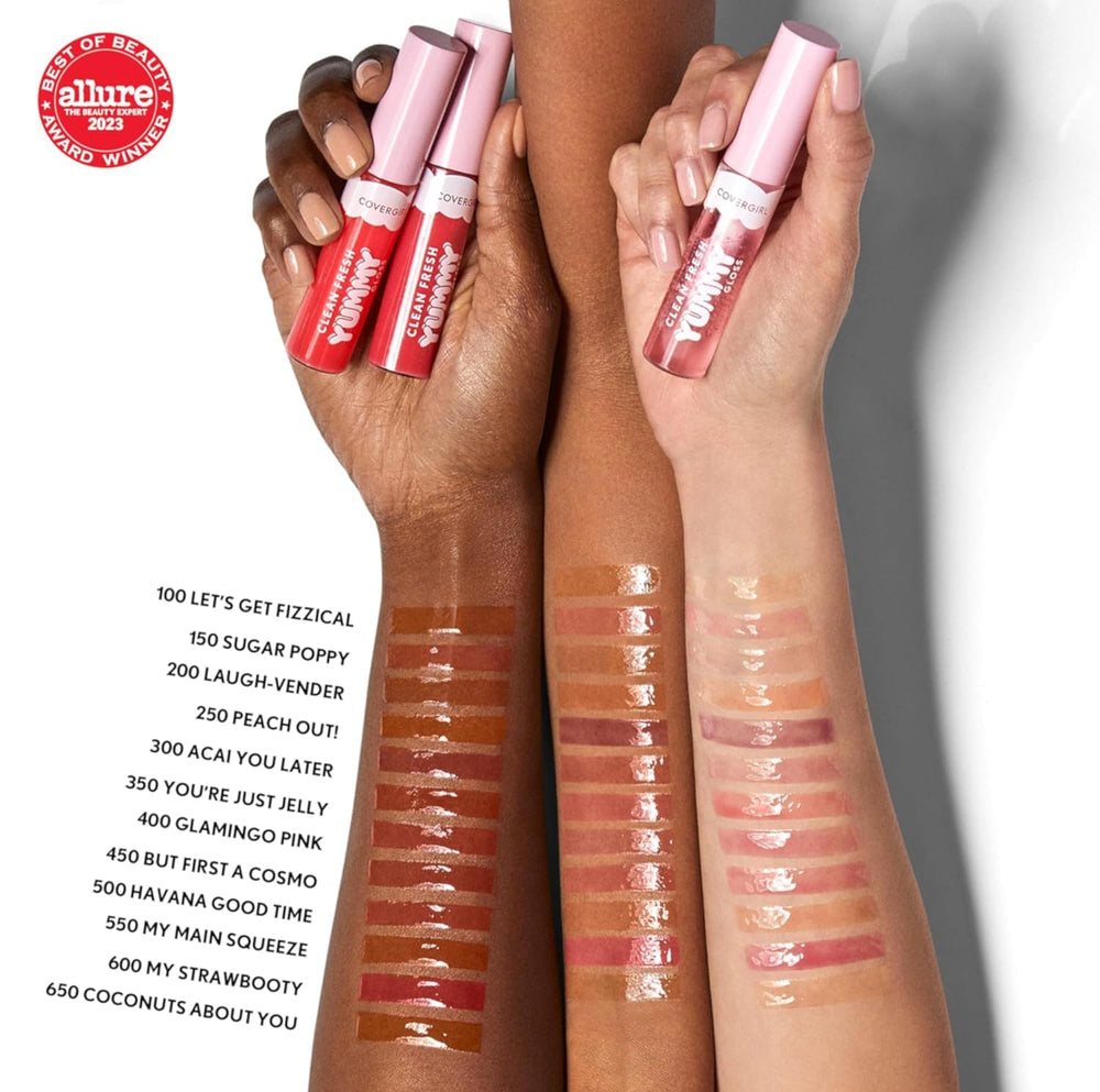 Covergirl Clean Fresh Yummy: sabores naturales fresa, coco y piña.