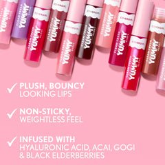 COVERGIRL Clean Fresh Yummy Gloss: brillo translúcido y acabado cristalino