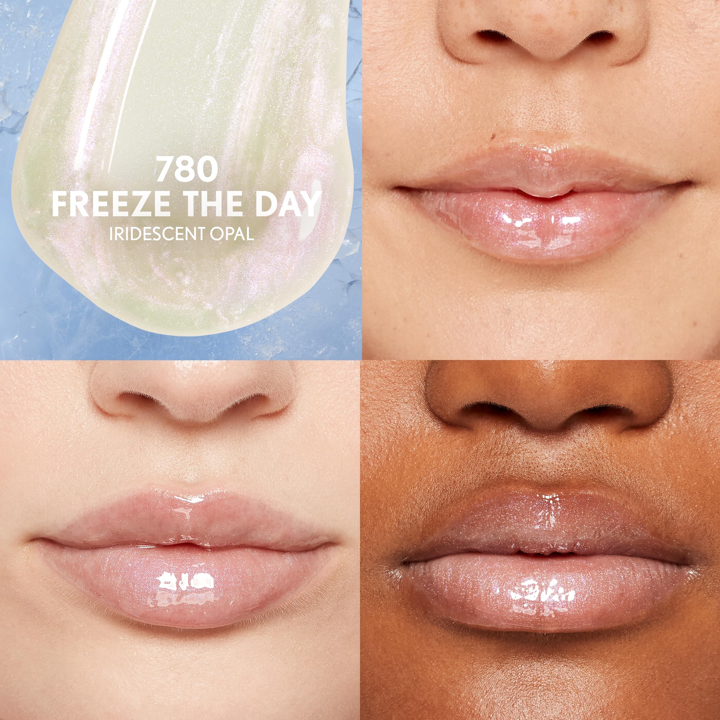 CoverGirl mint scent of Yummy Gloss for refreshing wear.