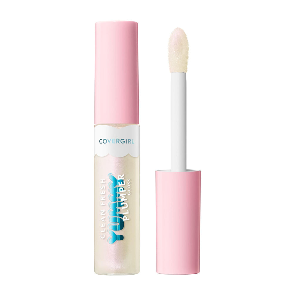 CoverGirl Clean Fresh Yummy Gloss packaging shows easy, mess-free application.
