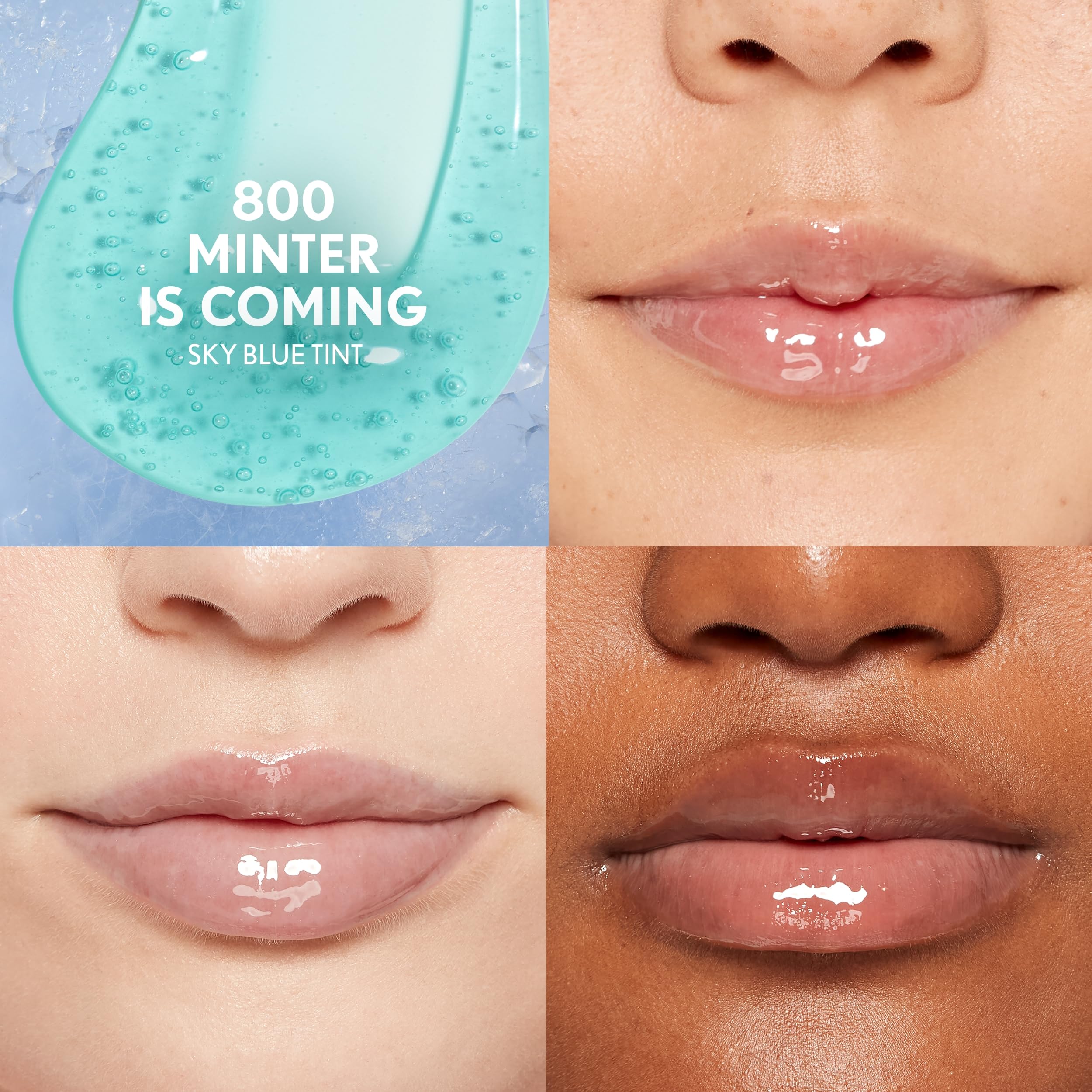 CoverGirl Clean Fresh Yummy Plumper Brillo Labial con brillo translúcido tono menta