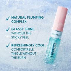 CoverGirl plush applicator close-up enables precise, mess-free lip gloss application