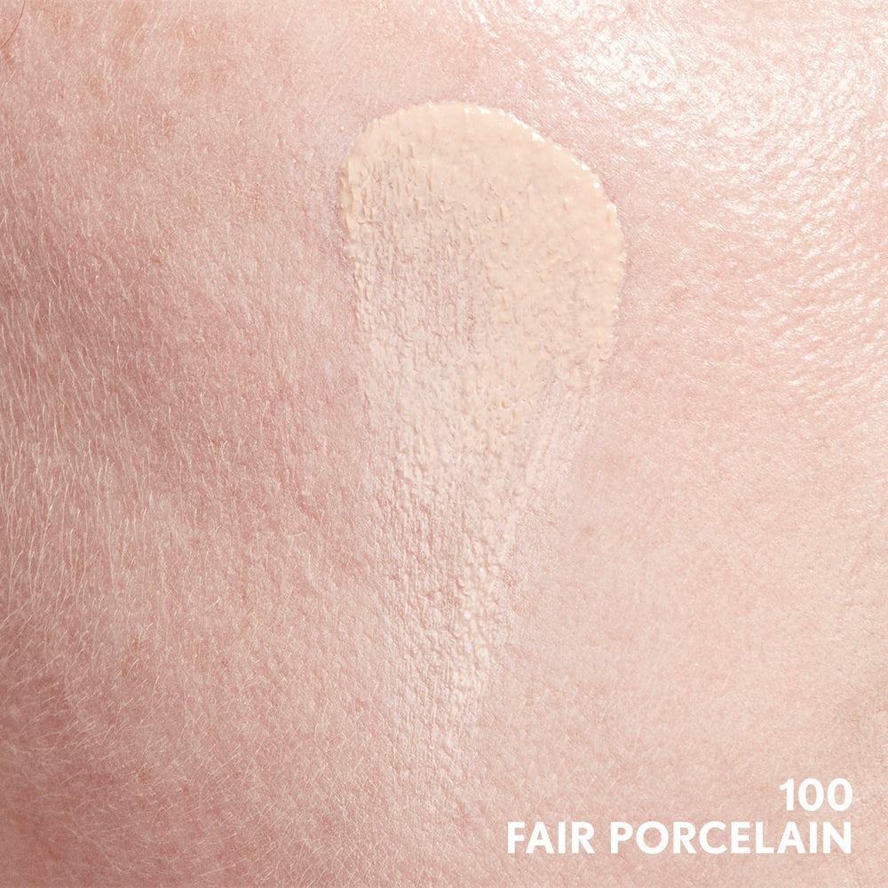 COVERGIRL Clean Invisible Foundation porcelain shade on skin with natural glow.