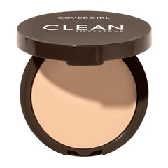 CoverGirl Clean Invisible Pressed Powder compact delivers a natural finish with shine control