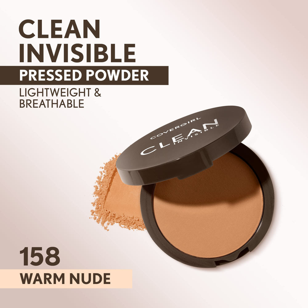 CoverGirl powder mirror and puff for quick on-the-go touch-ups.