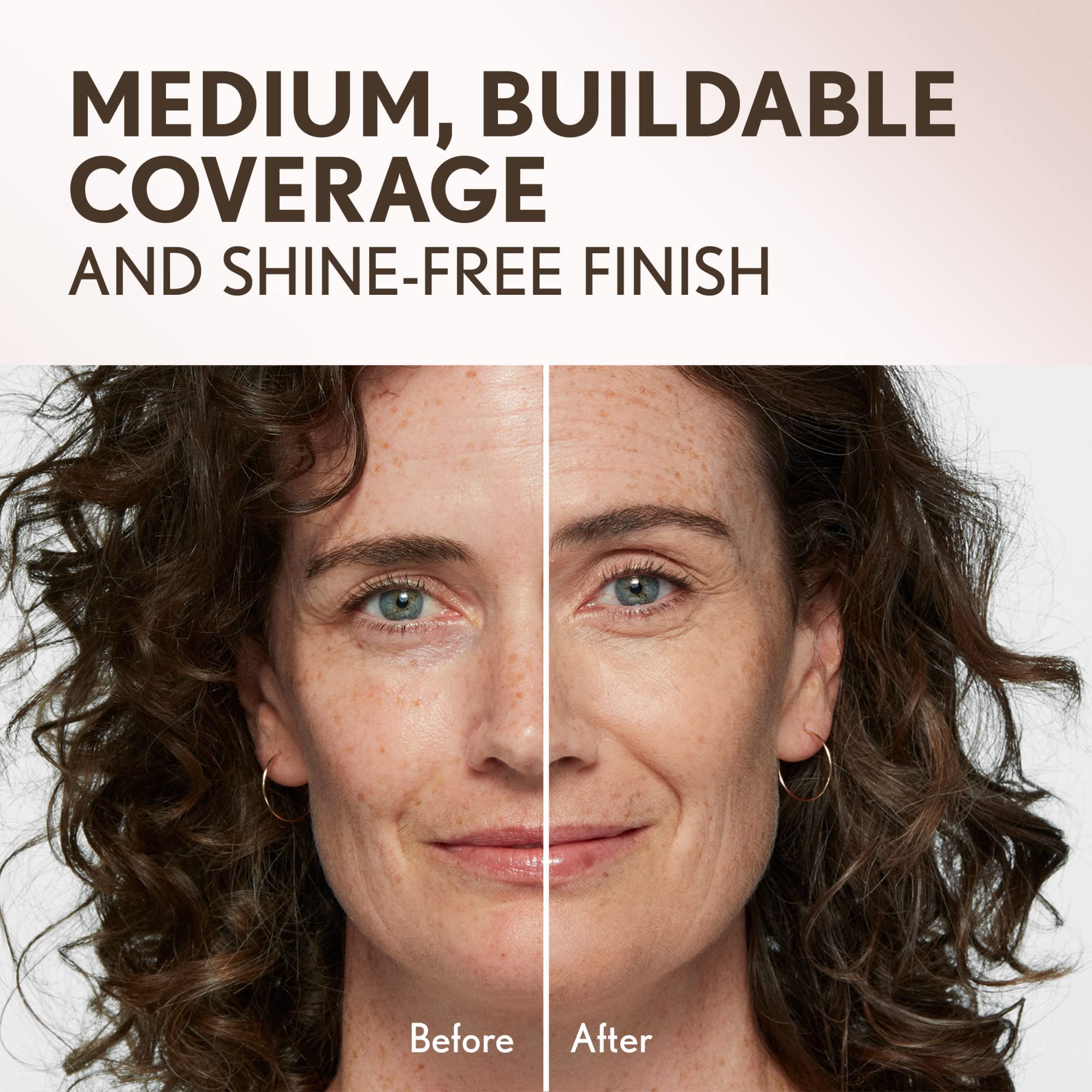 Compact with built-in mirror ideal for quick touch-ups throughout the day.