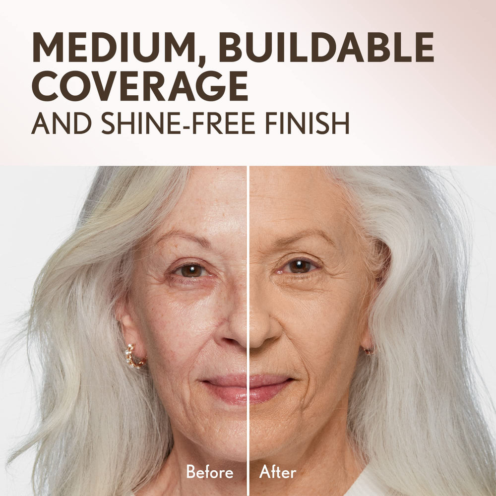 Close-up of the silky texture of CoverGirl Clean Invisible Pressed Powder.