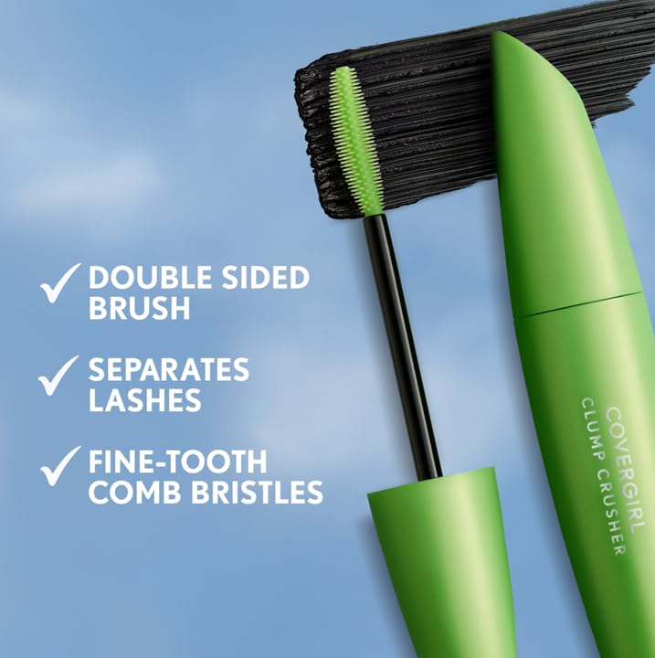 COVERGIRL Clump Crusher cepillo curvo para volumen adecuado
