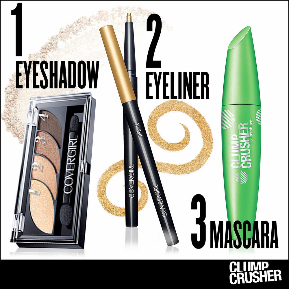 COVERGIRL Clump Crusher look para día y noche sin retoques