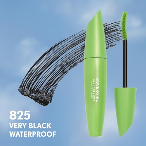 COVERGIRL Clump Crusher wand applying bold, defined lashes for a dramatic look.