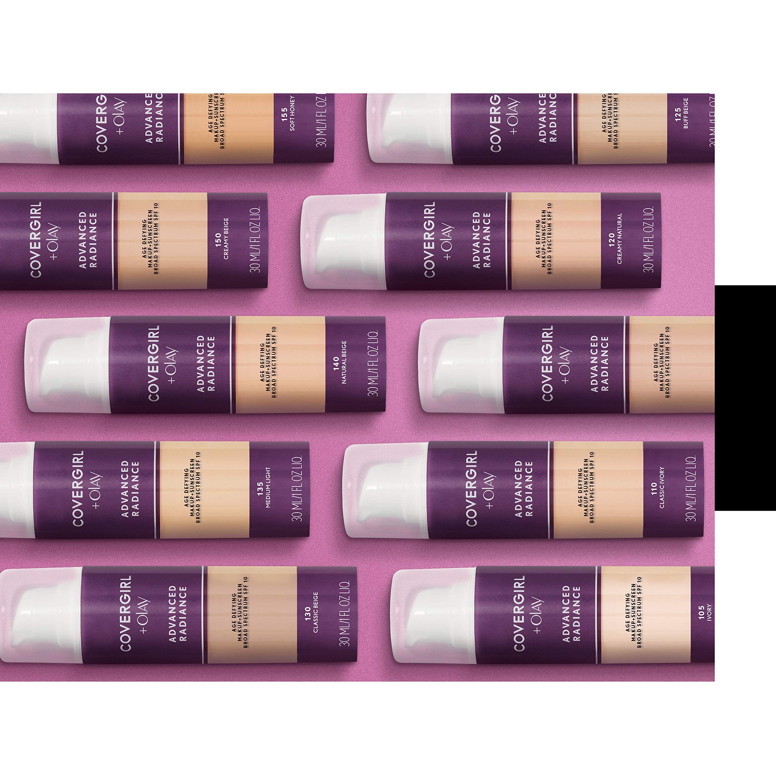 COVERGIRL Radiancia Avanzada: cobertura ajustable que se adapta a diferentes días.