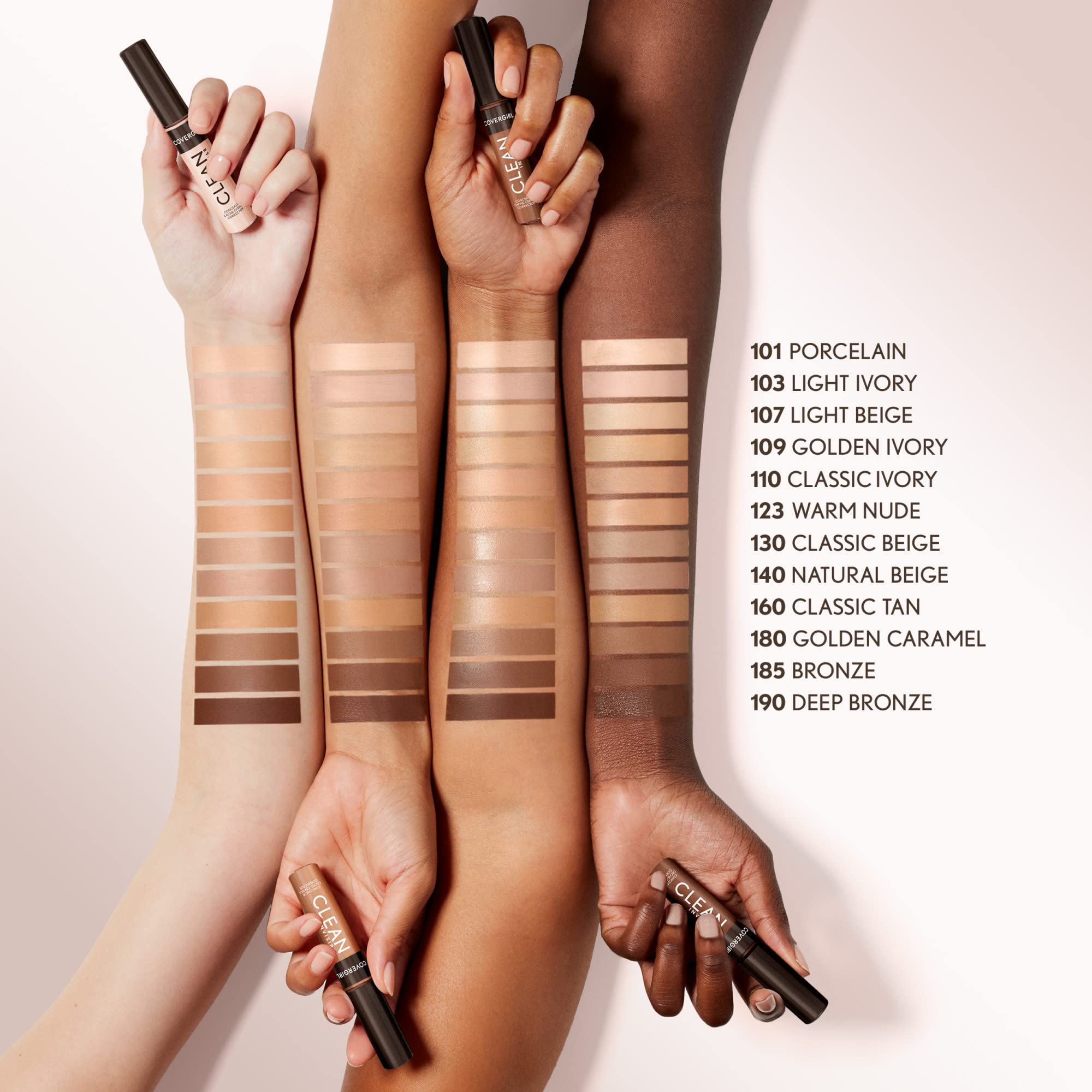 Covergirl Concealer envase reciclado 30 por ciento postconsumo.