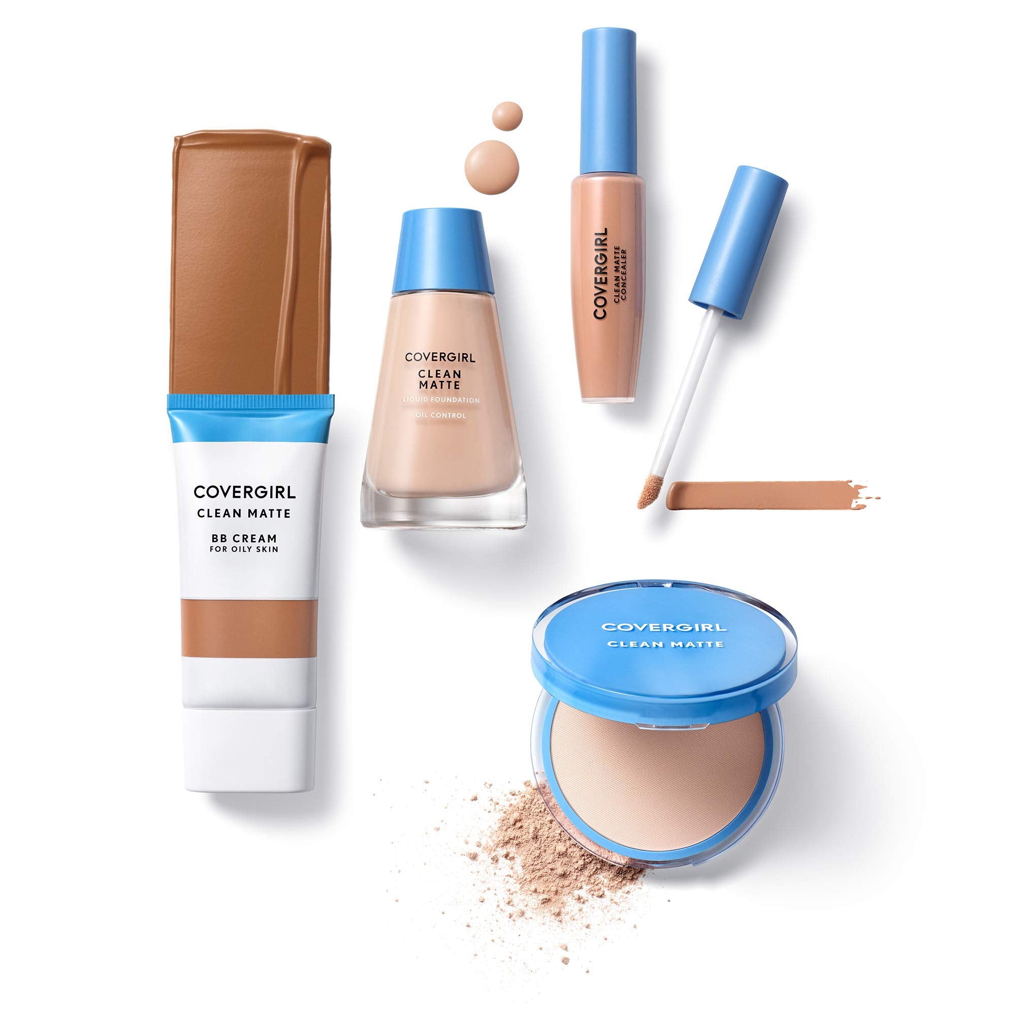 COVERGIRL concealer alongside foundation pairing for a complete look