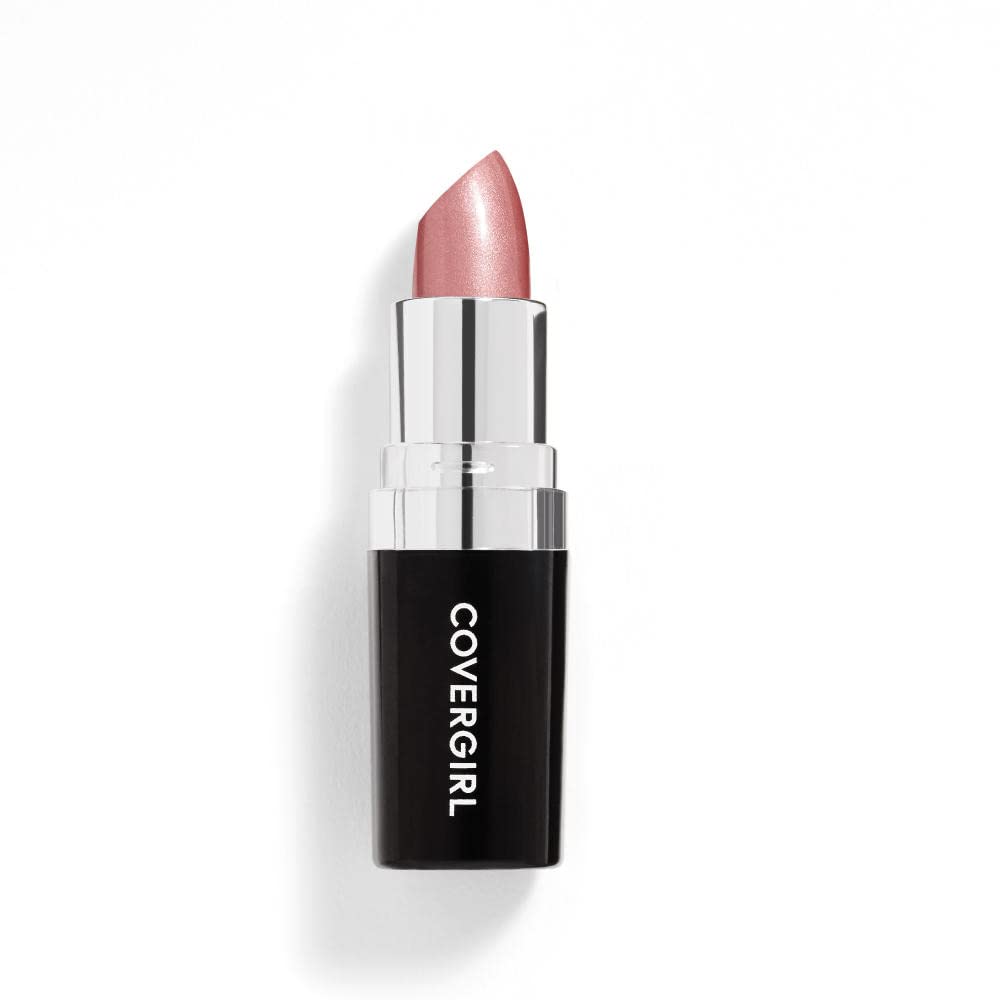 CoverGirl Continuous Color Lipstick Sugar Almond 010 delivers long-lasting color with subtle moisture