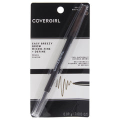 CoverGirl Easy Breezy micro-fine tip delivers precise brow filling for natural definition.