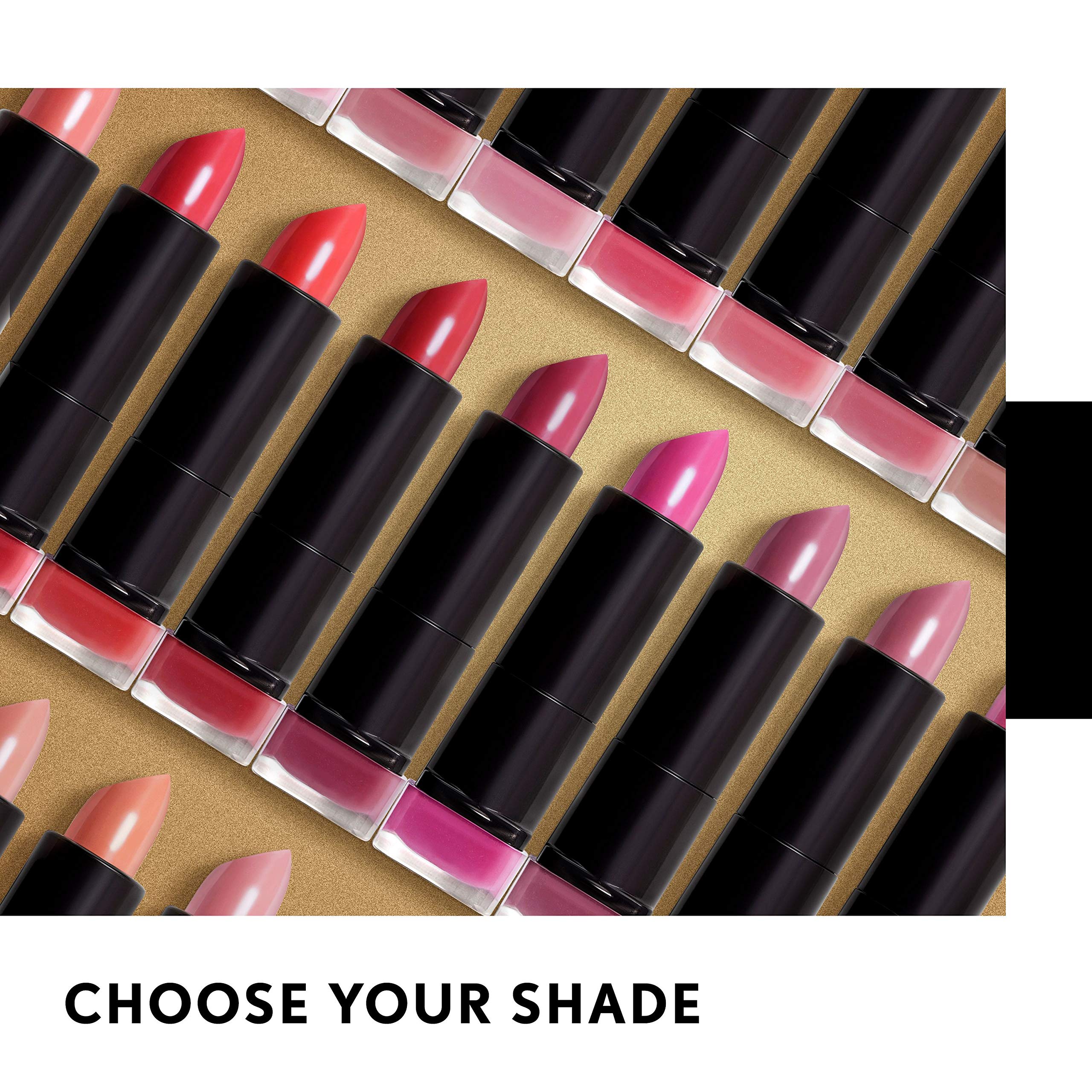 Cream finish swatches appear smooth and non-drying on skin.