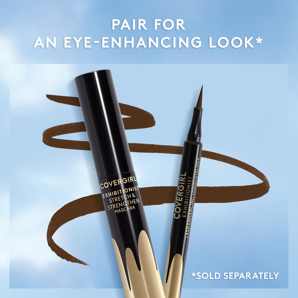 COVERGIRL Exhibitionist long-lasting eyeliner for defined lashes.
