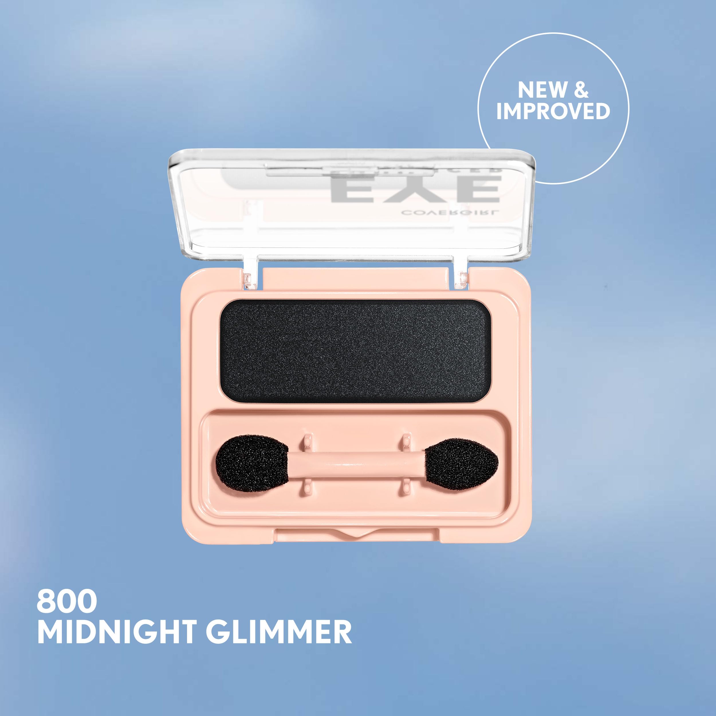 CoverGirl Eye Enhancer Midnight Glimmer compact front shows easy on-the-go convenience.
