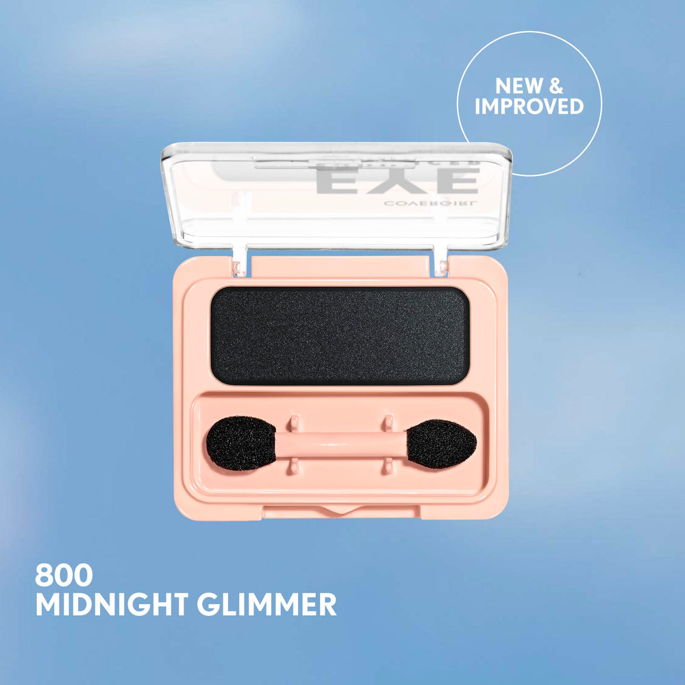 CoverGirl Eye Enhancer Midnight Glimmer compact front shows easy on-the-go convenience.