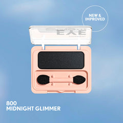 CoverGirl Eye Enhancer Midnight Glimmer compact front shows easy on-the-go convenience.