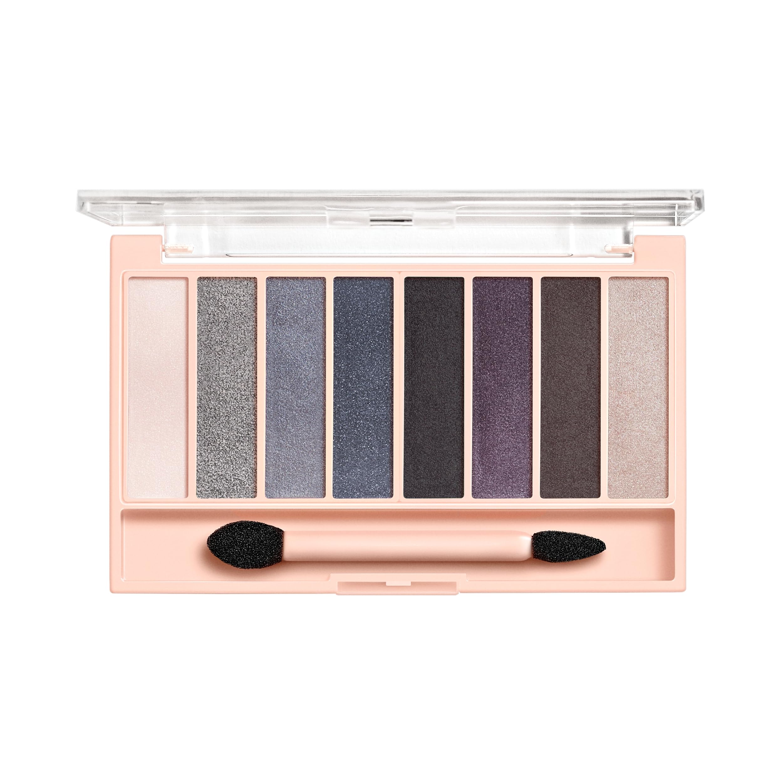 COVERGIRL Eye Enhancer Smoky swatches display pigmented shades for seamless blending.