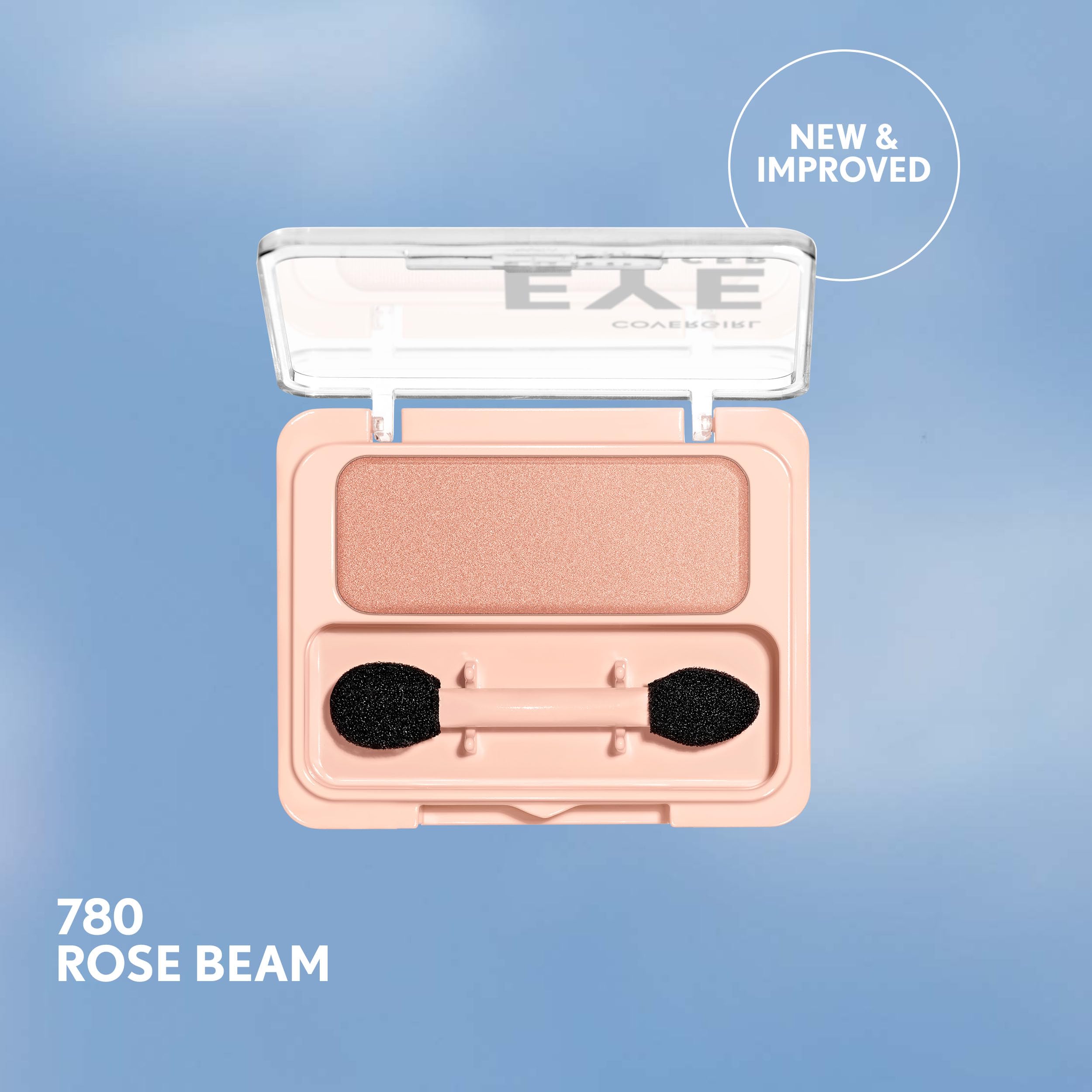 Covergirl Eye Enhancer Rose Beam swatch highlighting versatile shade for matte and shimmer finishes