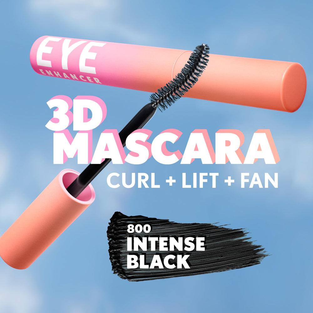 Cross-section of mascara transfer-proof test demonstrating minimal transfer.