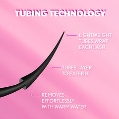 COVERGIRL Eye Enhancer Wrap Tubing Mascara con brocha cónica levanta y separa cada pestaña.